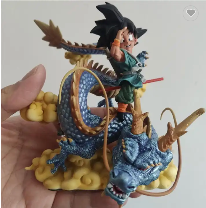 Son Goku with Shenron Figure 16 Cm