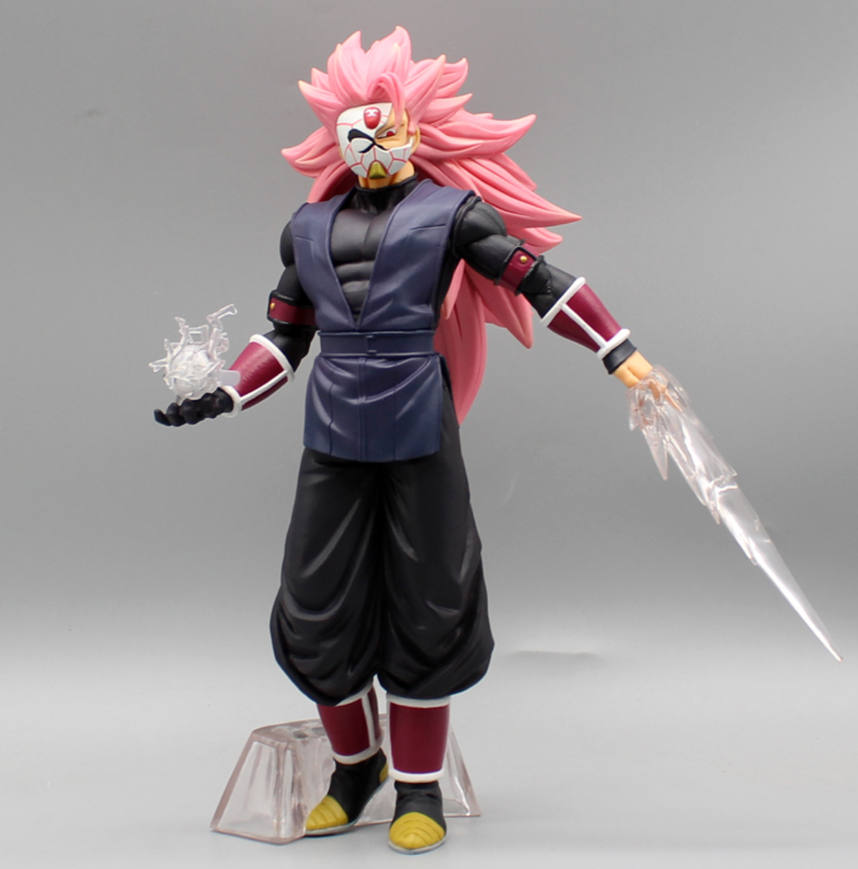 Black Goku Super Saiyan with Power Sword Light Effect 24 CM