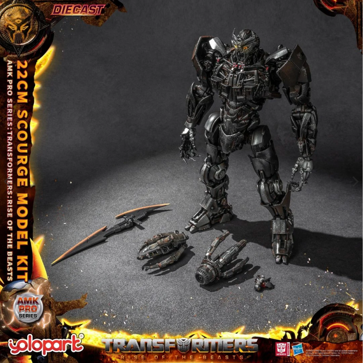 Transformers Rise of the Beasts SCOURGE AMK Series Model Kit – 22 cm by Yolopark