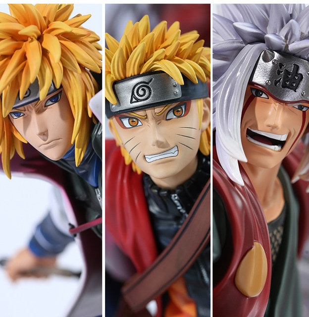 Naruto Minato Jiraiya Big Action Figure 41 CM