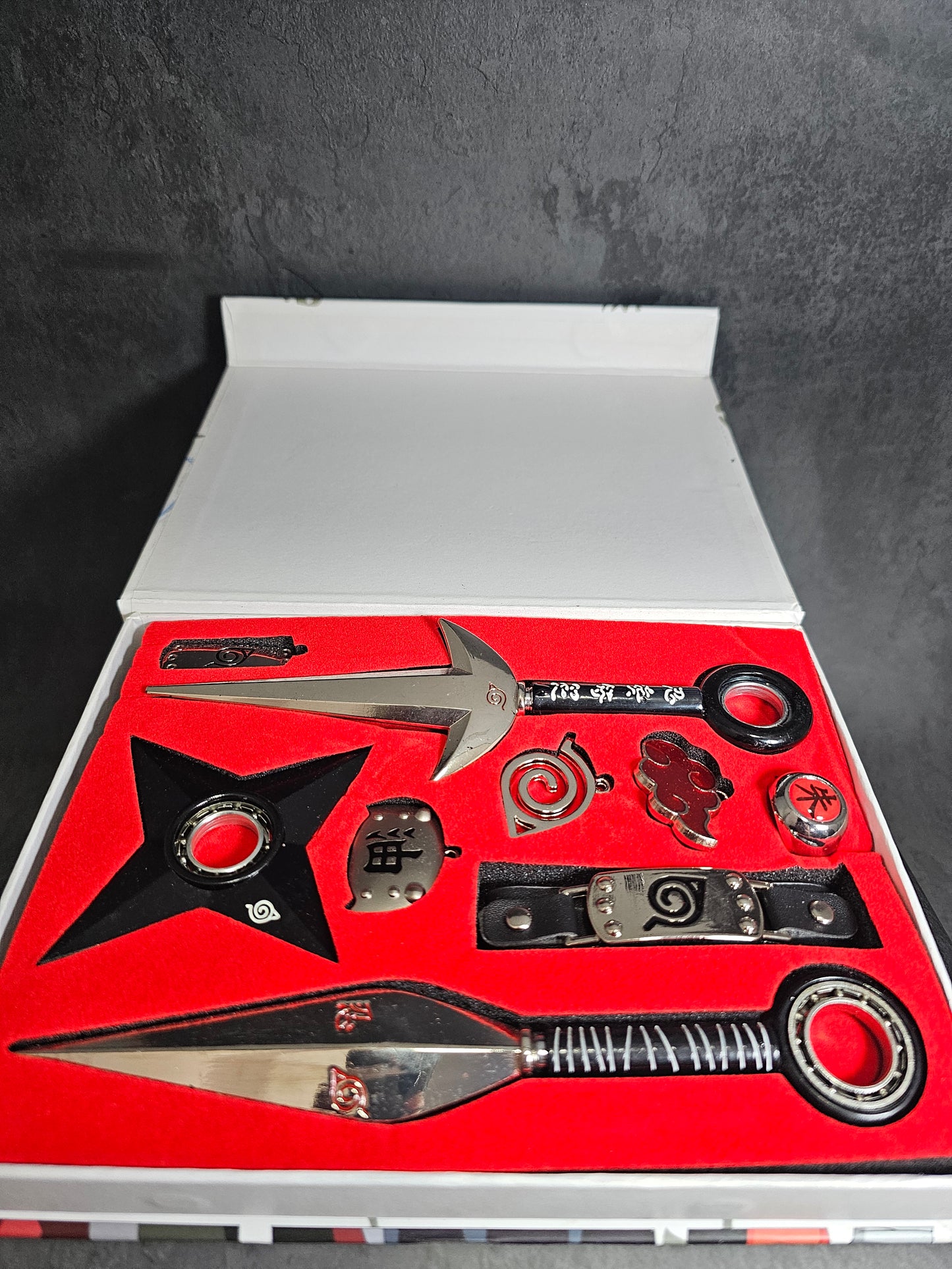 Naruto Metal Weapon Set 4 Design