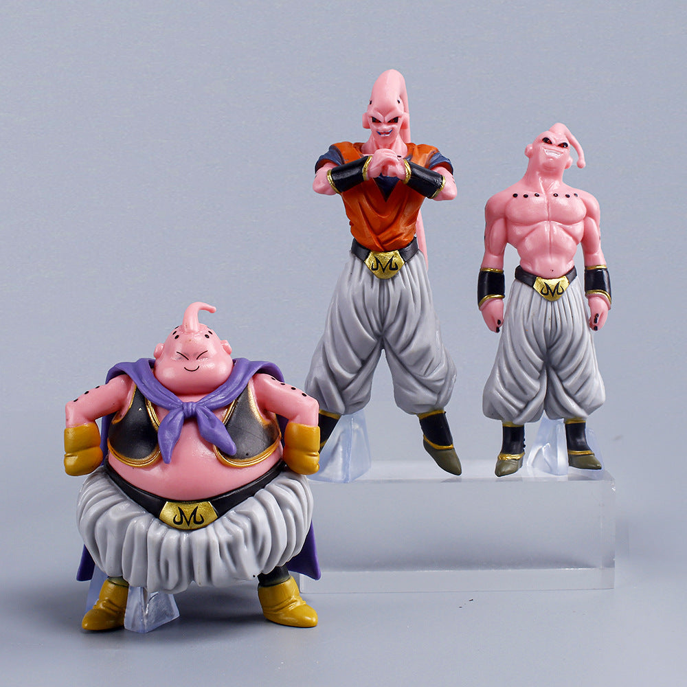 All Variant Majin Buu 8 Pcs Set 3-9Cm