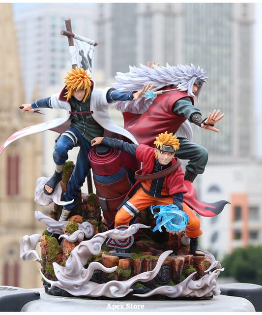 Naruto Minato Jiraiya Big Action Figure 41 CM