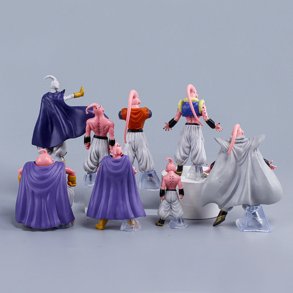 All Variant Majin Buu 8 Pcs Set 3-9Cm