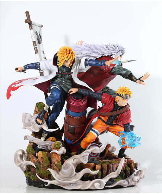 Naruto Minato Jiraiya Big Action Figure 41 CM
