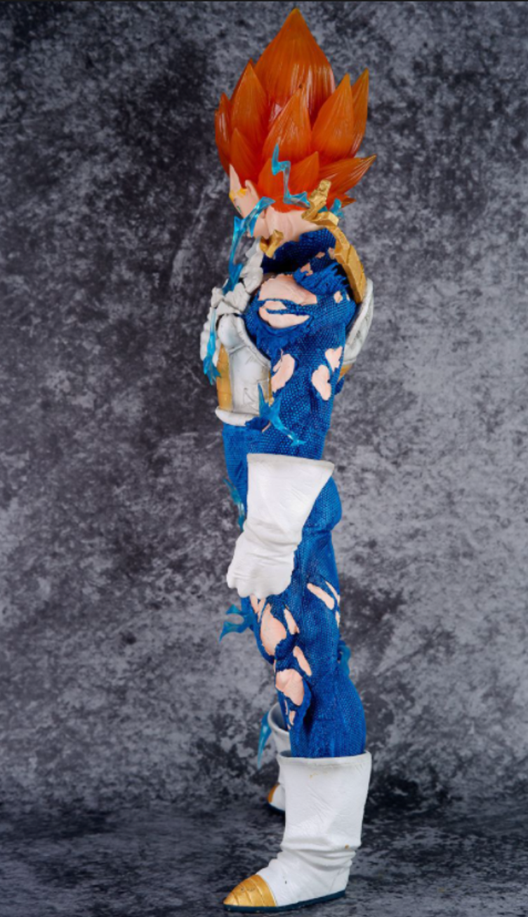 Vegeta with 3 face Variant Big Action Figure 45CM.