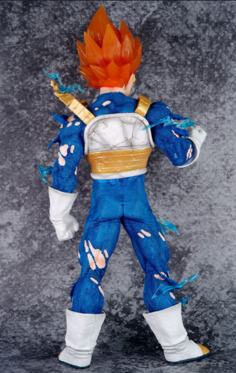 Vegeta with 3 face Variant Big Action Figure 45CM.