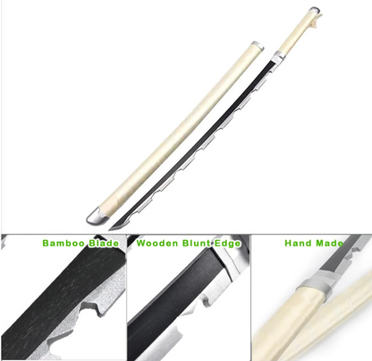 Demon Slayer Inosuke Katana Wooden Sword Toy Life Size 104CM | Anime Cosplay Replica (Copy)