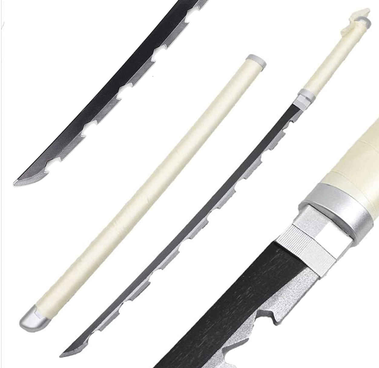 Demon Slayer Inosuke Katana Wooden Sword Toy Life Size 104CM | Anime Cosplay Replica (Copy)