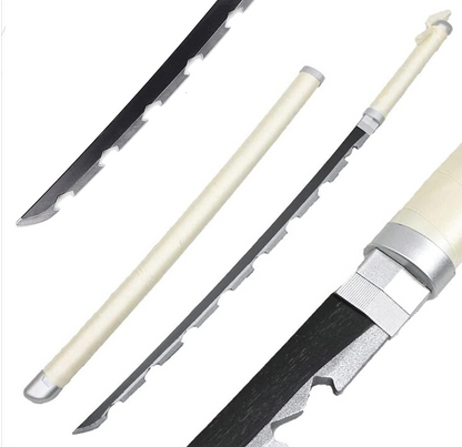 Demon Slayer Inosuke Katana Wooden Sword Toy Life Size 104CM | Anime Cosplay Replica (Copy)
