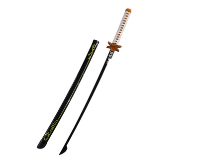 Demon Slayer Shinobu Kocho Nichirin Wooden Blade Katana for Cosplay Wooden Sword (104 Cm)