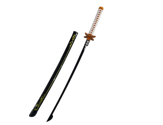 Demon Slayer Shinobu Kocho Nichirin Wooden Blade Katana for Cosplay Wooden Sword (104 Cm)