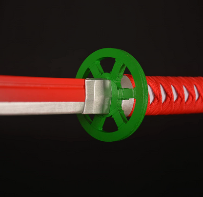 Demon Slayer Kamado Nezuko Samurai Wooden Katana Cosplay 104 cm Life Size Replica Katana Perfect for Anime Gift Merchandise Collectibles