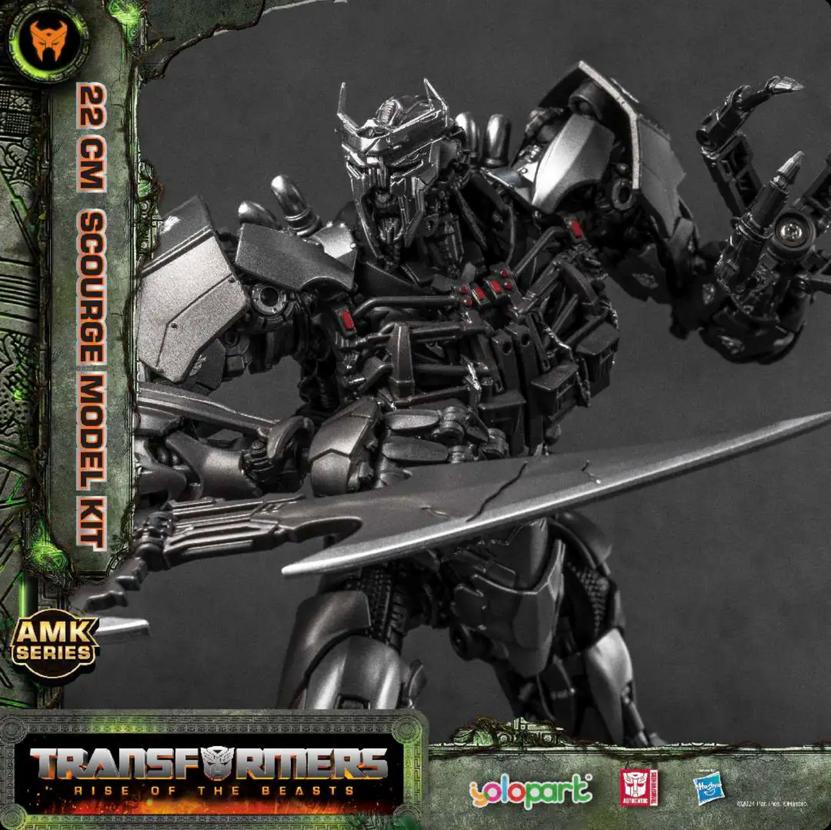 Transformers Rise of the Beasts SCOURGE AMK Series Model Kit – 22 cm by Yolopark