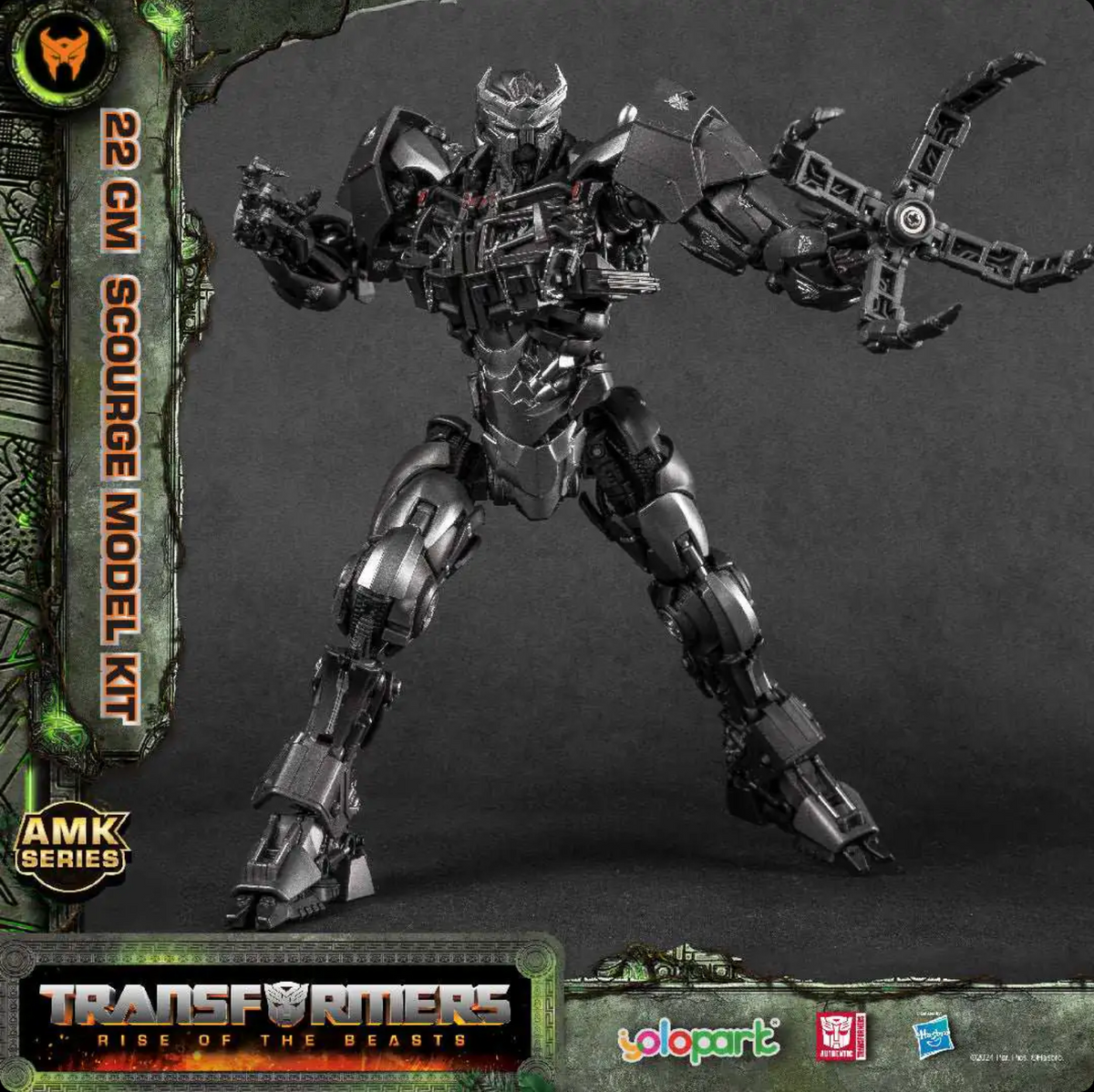 Transformers Rise of the Beasts SCOURGE AMK Series Model Kit – 22 cm by Yolopark