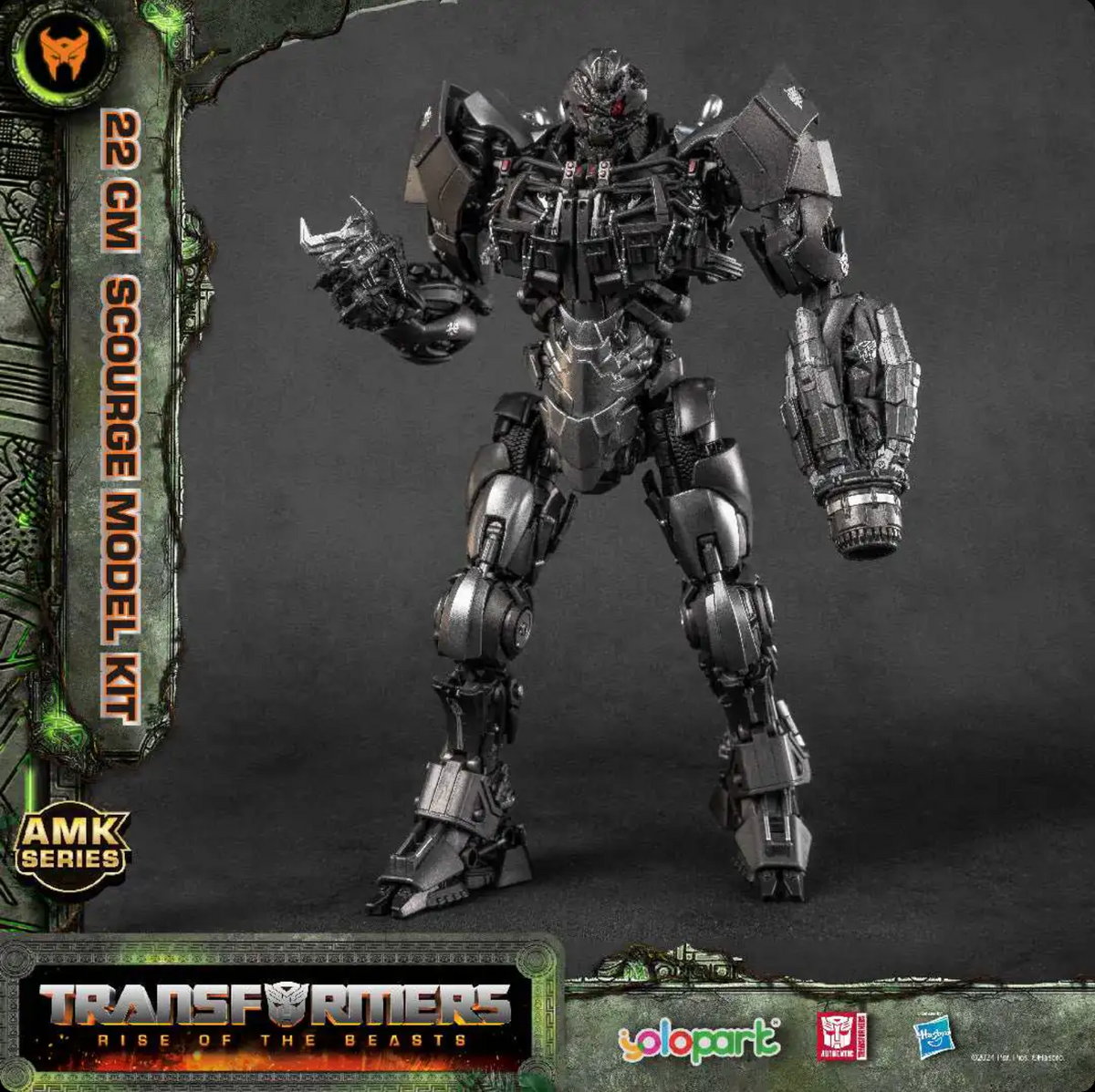 Transformers Rise of the Beasts SCOURGE AMK Series Model Kit – 22 cm by Yolopark