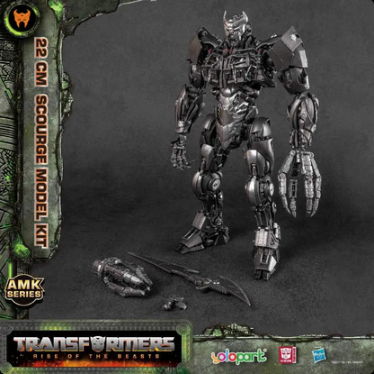 Transformers Rise of the Beasts SCOURGE AMK Series Model Kit – 22 cm by Yolopark