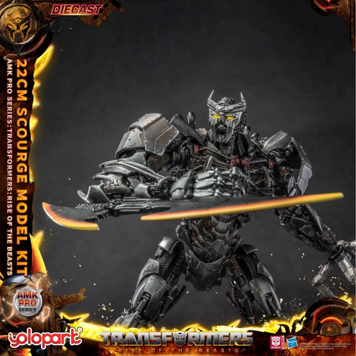 Transformers Rise of the Beasts SCOURGE AMK Series Model Kit – 22 cm by Yolopark