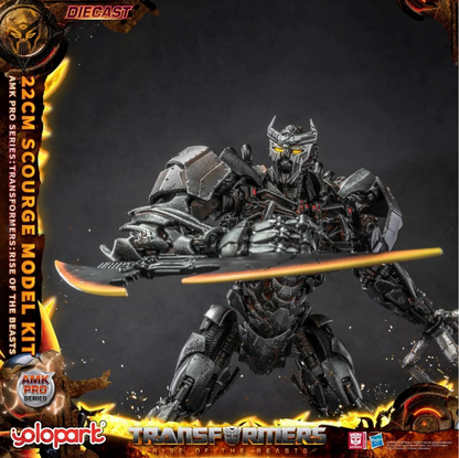 Transformers Rise of the Beasts SCOURGE AMK Series Model Kit – 22 cm by Yolopark