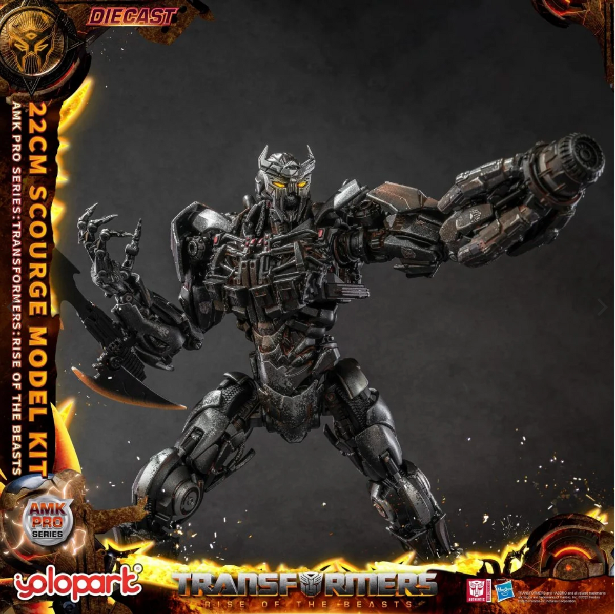 Transformers Rise of the Beasts SCOURGE AMK Series Model Kit – 22 cm by Yolopark