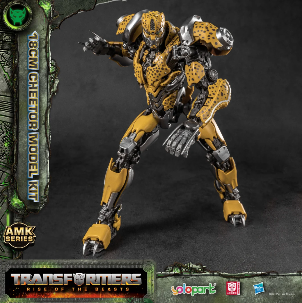 Transformers Rise of the Beasts CHEETOR AMK Series Model Kit – 18 cm by Yolopark