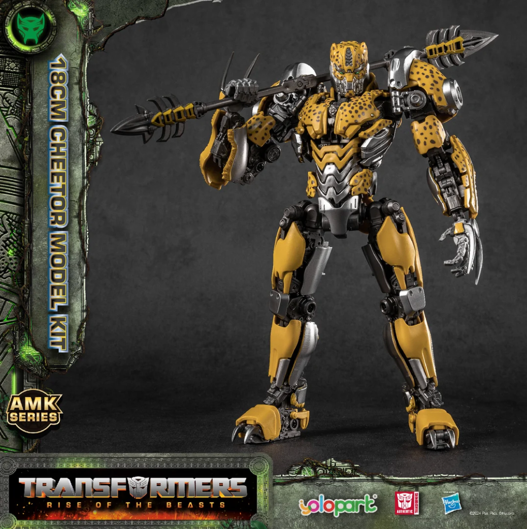 Transformers Rise of the Beasts CHEETOR AMK Series Model Kit – 18 cm by Yolopark