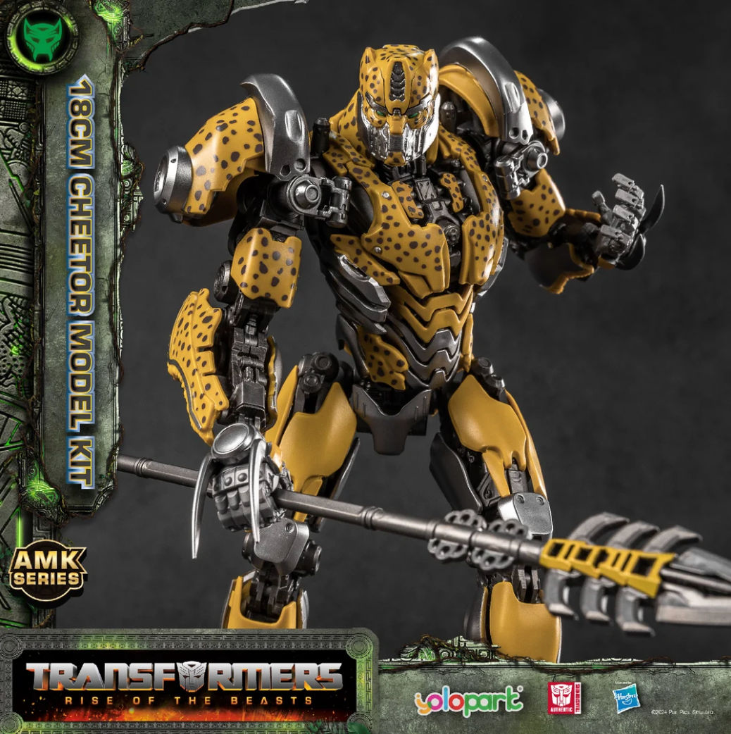 Transformers Rise of the Beasts CHEETOR AMK Series Model Kit – 18 cm by Yolopark