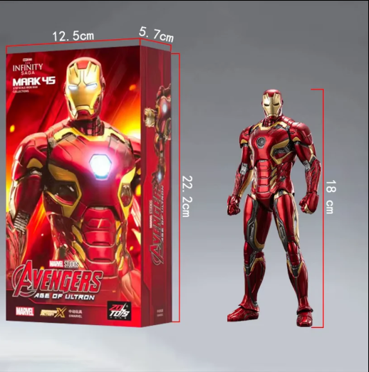 Iron Man Mark 45 Avengers Age of Ultron (Non LED) (Mark XLV ) | ZD Toys