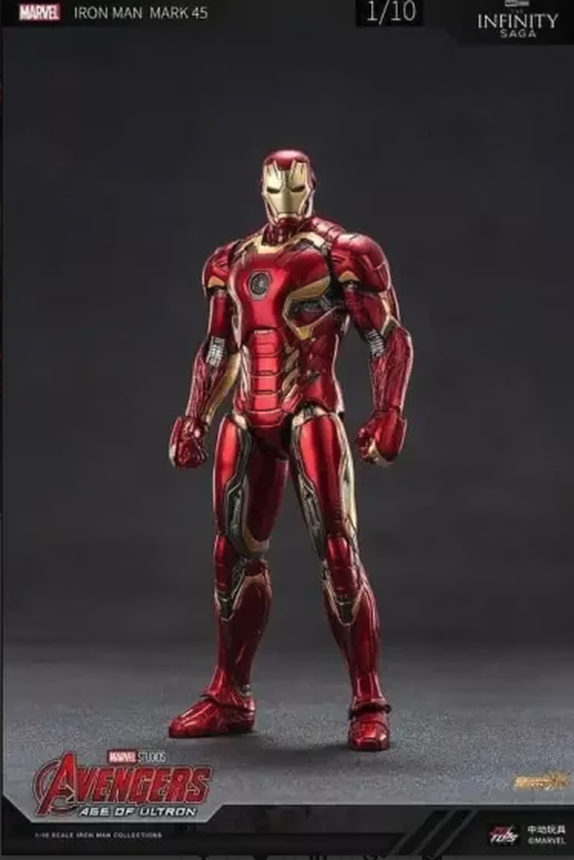 Iron Man Mark 45 Avengers Age of Ultron (Non LED) (Mark XLV ) | ZD Toys