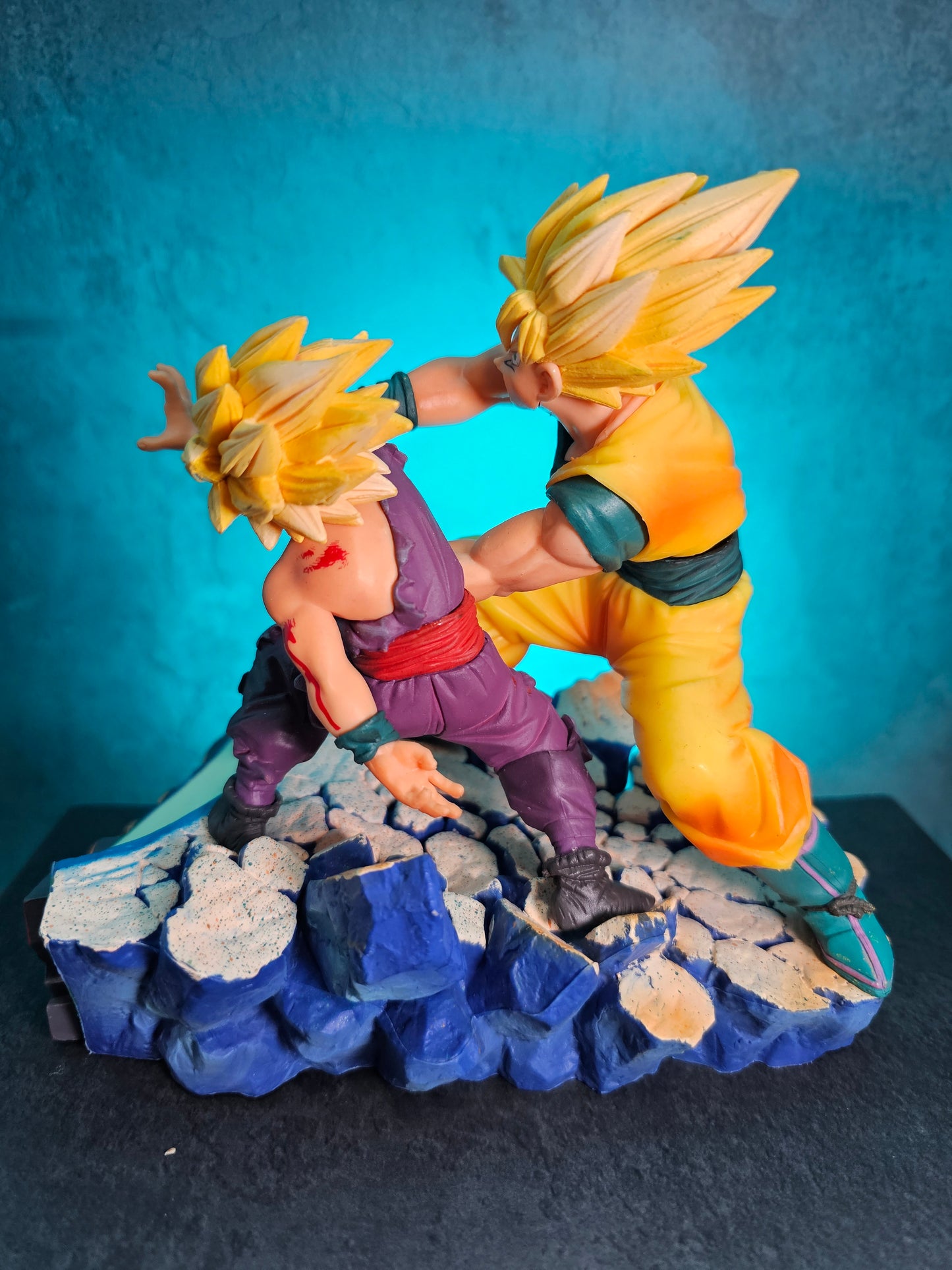 Dragon Ball Famous Scene Goku & Gohan Fighting 16 CM