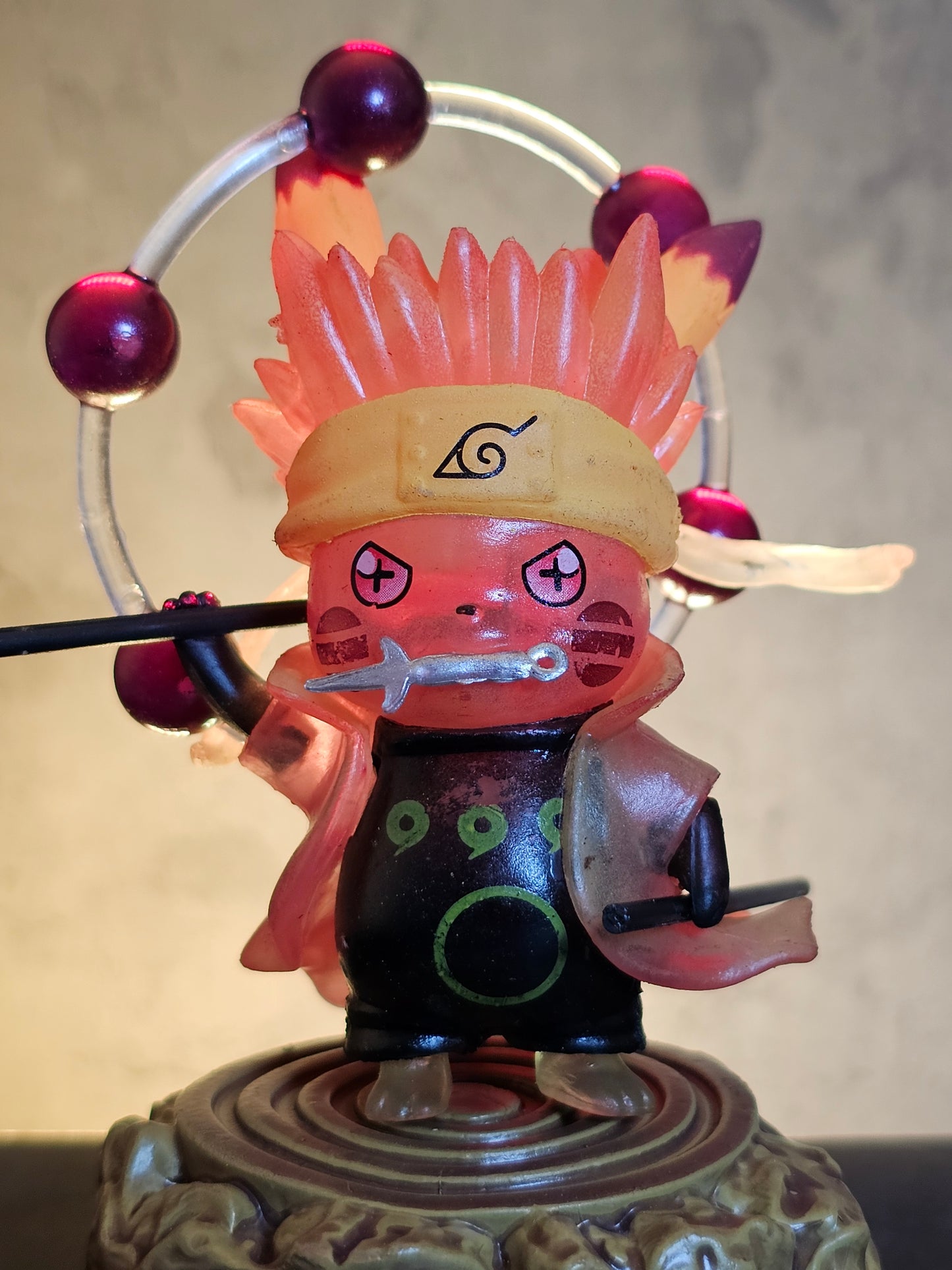 5 Unique Pokemon Pikachu Naruto Cosplay Figures 13 CM