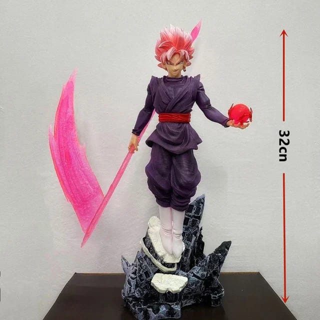 Black Goku Rose Evil  with Power Sword  32CM