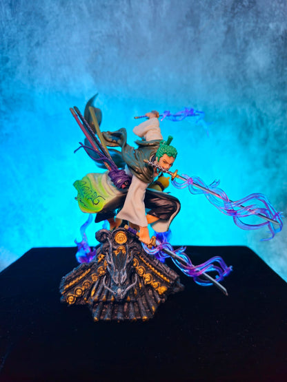 Roronoa Zoro Action Figure with 3 Sword 20CM.