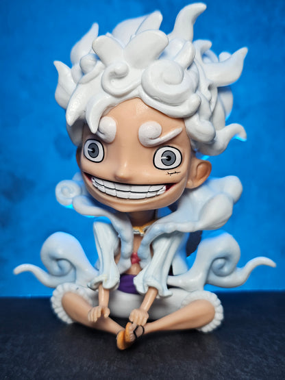 Monkey D. Luffy Gear 5 laughing Car Dashboard 10Cm.
