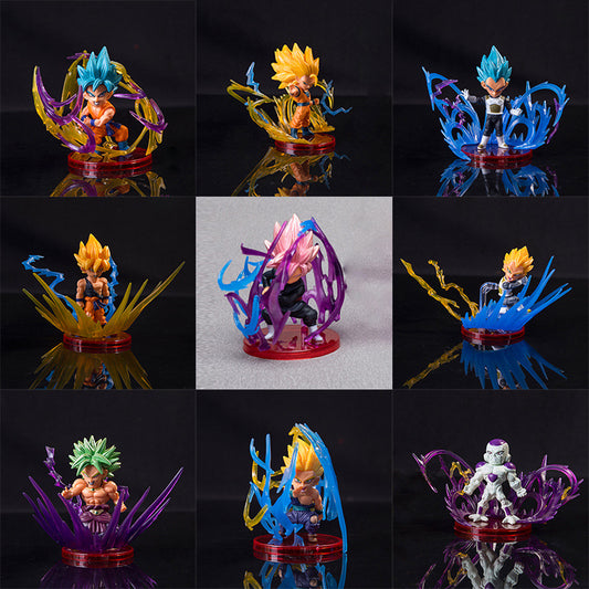 Dragon Ball Z Power Up Figure's 9 PC Set 8 CM