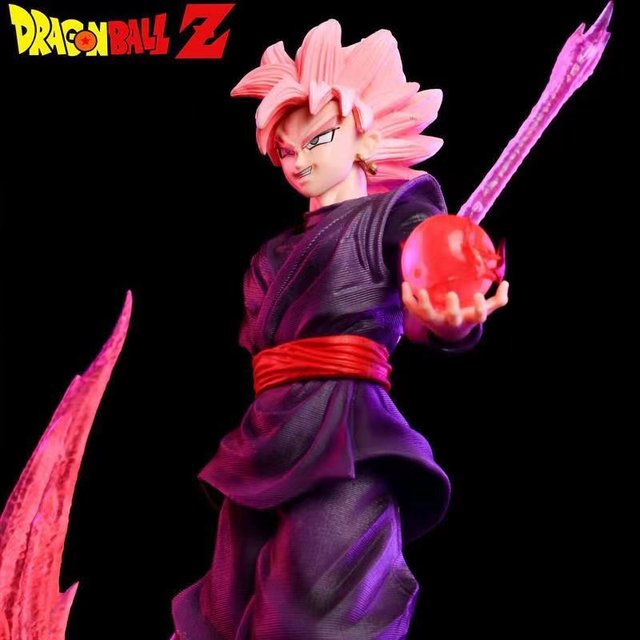Black Goku Rose Evil  with Power Sword  32CM